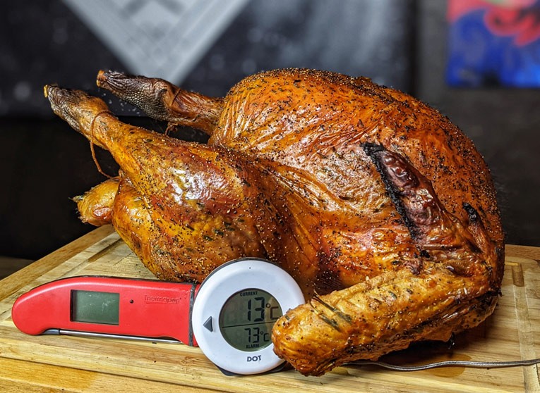 バーベキュー・調理用品 NATAL DESIGN 38-kT SOTE ver. AURORA How to Cook Christmas Turkey on a BBQ – Thermapen