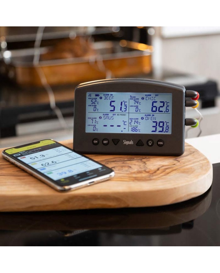 Signals 4 Channel WiFi & Bluetooth Thermometer