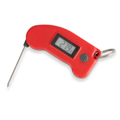 810-744 Keyring thermometer - Red