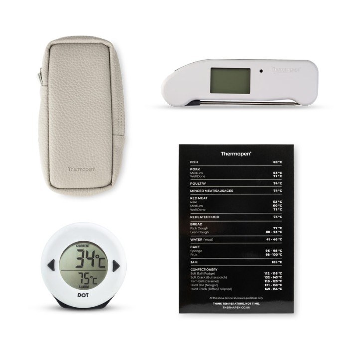 White Thermapen Set with DOT