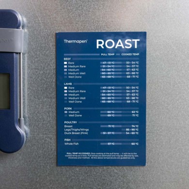 Thermapen Complete Cooking Temperature Guide Magnets | Roast, BBQ, & Baking