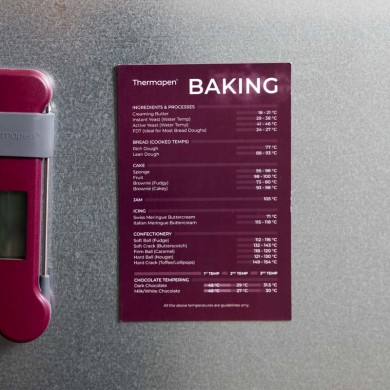Thermapen Complete Cooking Temperature Guide Magnets | Roast, BBQ, & Baking