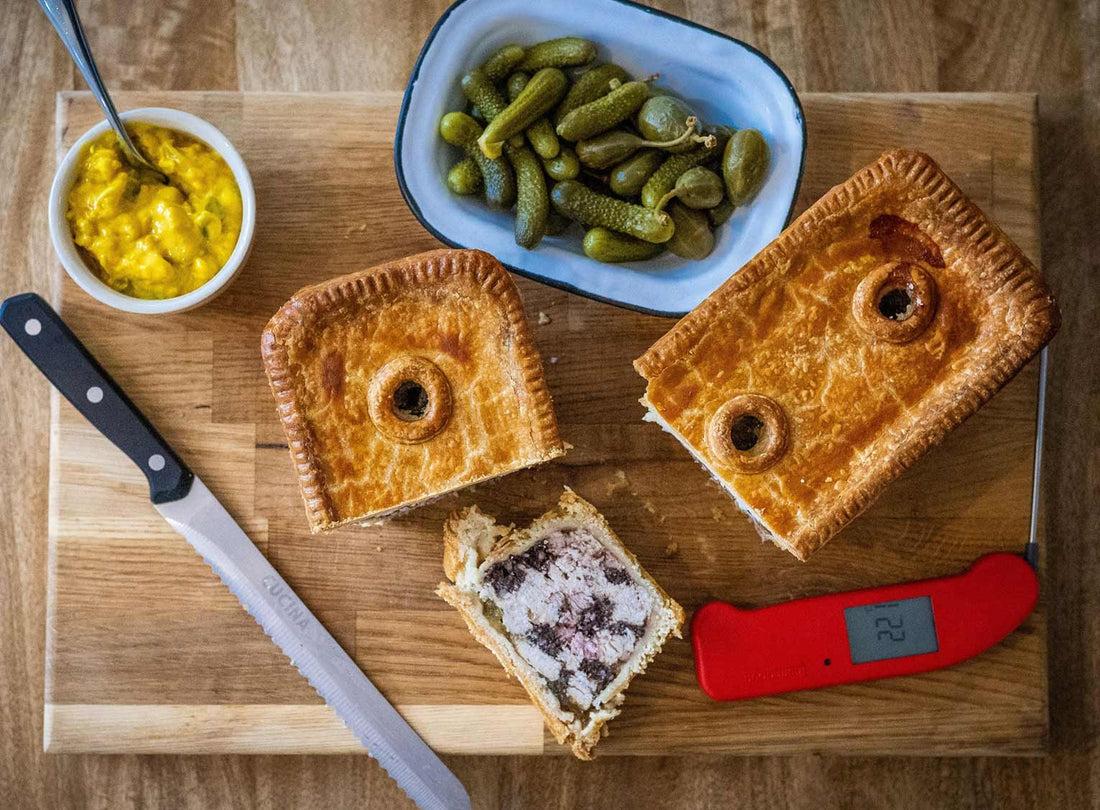 Chicken, Pork & Black Pudding Pie