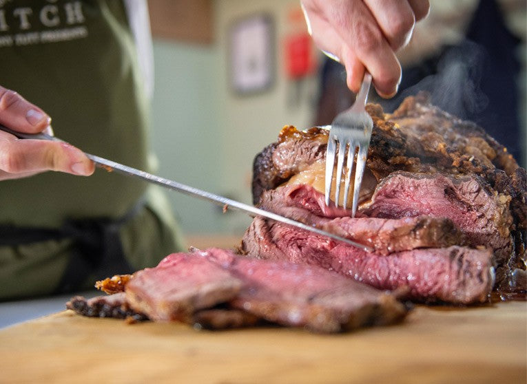 Beef Rib Roast with Horseradish Cream