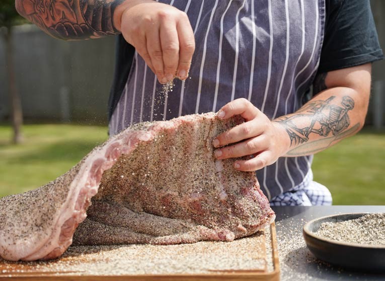 BBQ Pork Belly Ribs