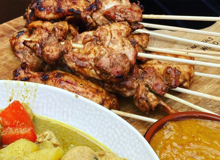 Thai Chicken Satay Skewers