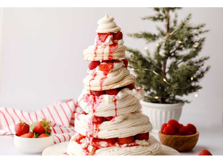 Christmas Tree Pavlova