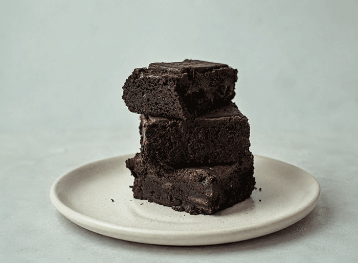 Fudgy Bourbon Biscuit Brownies