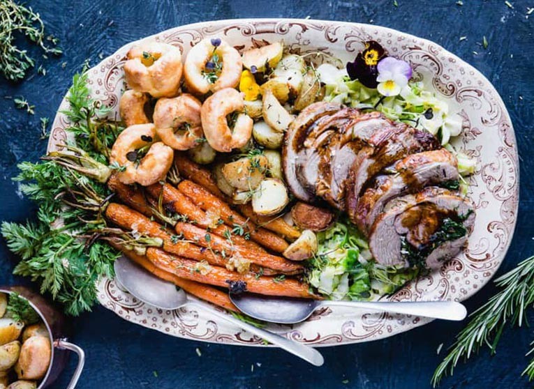 Easter Roast Lamb Platter