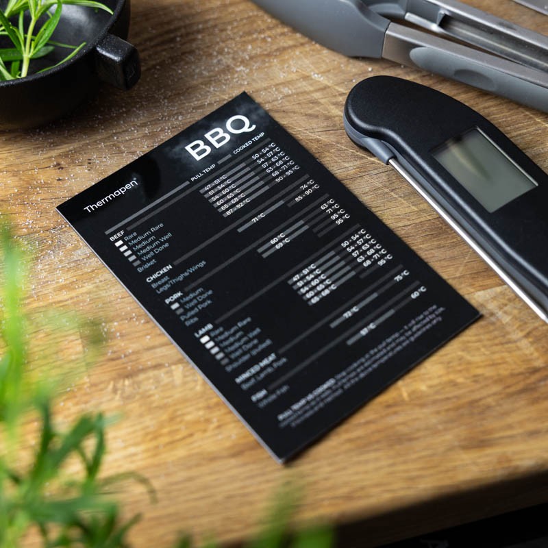 Thermapen® BBQ Meat Temperature Guide Magnet