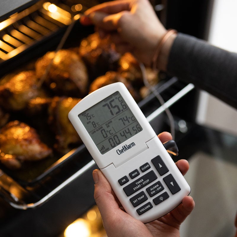 ChefAlarm® Kitchen Timer & Thermometer