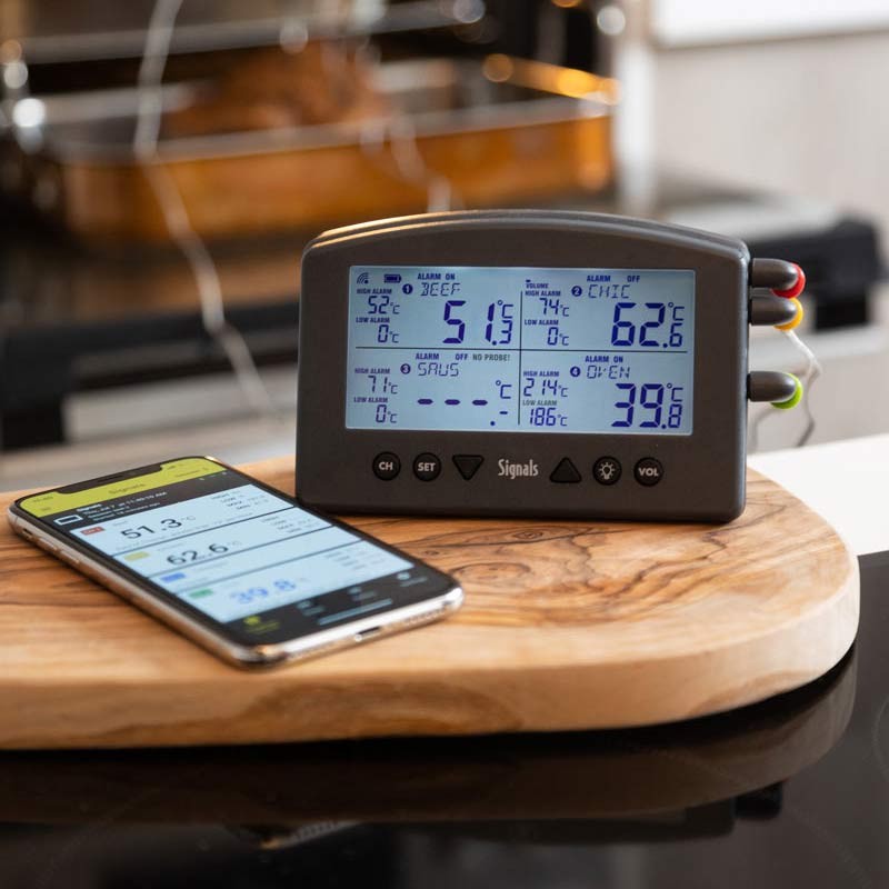 Signals 4 Channel Wi-Fi & Bluetooth Thermometer