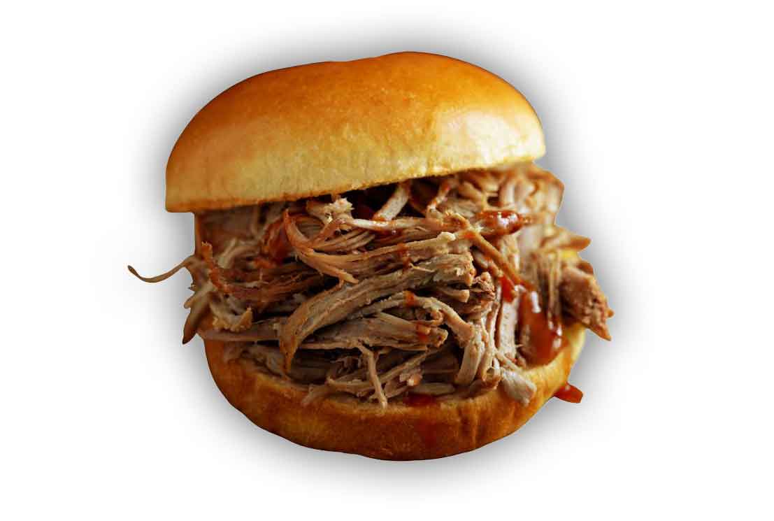 Pulled pork burger