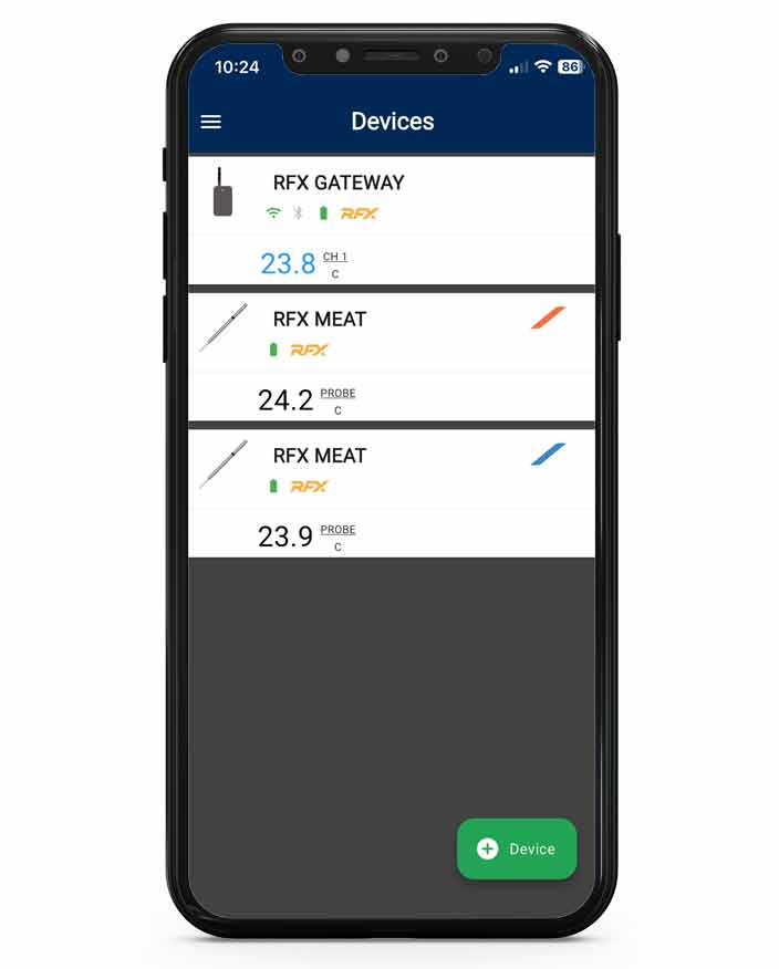 Tap on the device you want to adjust