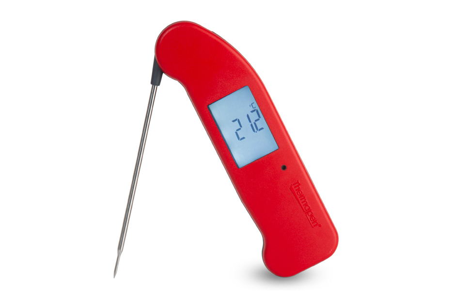 Red Thermapen Digital Kitchen Thermometer