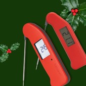 Cooking is better in red ❤️
 
Get into the festive spirit with £15 off the red Thermapen ONE and £10 off the red Classic this November 🎁
 
#Thermapen #TeamTemperature #KitchenAccessories #ChristmasCooking #Christmas2024