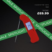 December spotlight sale ❤️

Get our iconic red colour for a special price this month. It's the essential shade for complimenting your Christmas cooking.
 
#Thermapen #TeamTemperature