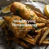 Deep frying temperatures 🍩

Even if you don't have a deep fryer, you can still enjoy deliciously crispy treats. All you need is this temperature guide and your Thermapen!

Save this post to make perfectly golden fried fish, chicken, chips and more 🍟

#Thermapen #TeamTemperature #CookingTips #HomeCooking #UKFoodies #FriedFood #FriedChicken