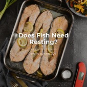Does Fish Need Resting? 🧐

Why We Rest 👇
Resting meat improves the taste and texture by allowing the temperature to even out and the internal juices to thicken. 

A Delicate Sole 🐟
Fish is typically thinner than meat, and the muscle is structured differently, giving it a more delicate texture. Because of this, any changes in temperature and juiciness would be small and could compromise serving it whilst it's still warm. 

The Odd One Trout 🔪
There is an exception. Whole fish lose less heat while they rest because they're enclosed in skin. Dense fish like tuna or monkfish can firm up during a rest, reducing flaking and making slicing cleaner. 

#Thermapen #TeamTemperature #FishLover #CookingLover #CookingTips #HomeCooking #FishDish