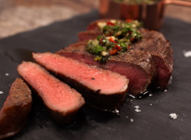 Sous Vide Fillet Steak with Chimichurri Sauce