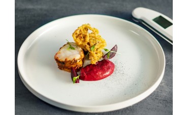 Billy & Jack's Roast Monkfish with Lemon Bhaji