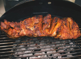 Barbechoo's Butterfield Leg of Lamb with Moroccan Couscous