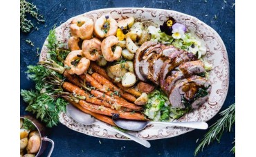 Salted Mint: Roast Leg Of Lamb with Garlic & Rosemary