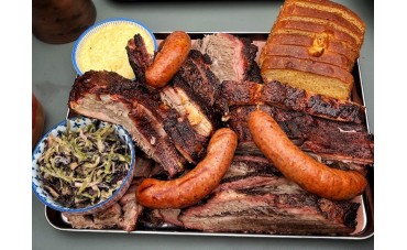 Bonaparte Barbecue's Brisket, Pork Ribs & Hot Links