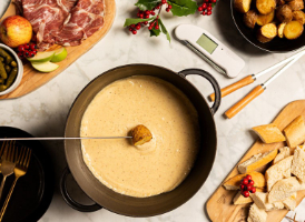 The Best Three-Cheese Fondue