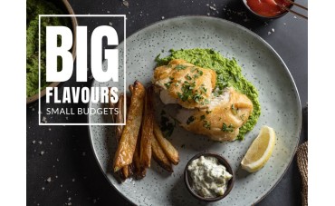 Homemade Fish, Chips and Mushy Peas