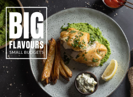 Homemade Fish, Chips and Mushy Peas