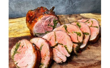 Mike Tomkins’ Honey BBQ Butterflied Leg of Lamb