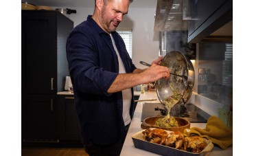 Kenny Tutt's Roast Partridge with Creamy Smoked Bacon Cabbage