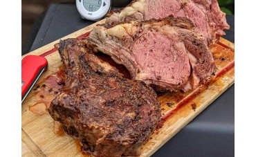 The Smokin' Elk's Standing Rib Roast