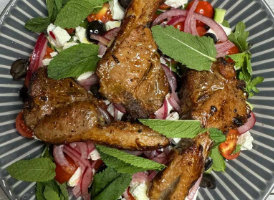 Grilled Sumac Lamb Chops & Greek Salad