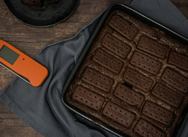 Fudgy Bourbon Biscuit Brownies