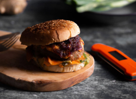 Asian-Style Steamed Pork Burgers with Poke Marinaded Vegetables