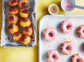 Becky Excell's Fried Jam Doughnuts