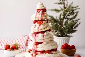 Christmas Tree Pavlova