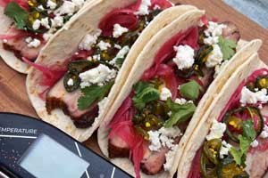 Smoked Pork Belly Tacos with Candied Jalapenos Smoked Pork Belly Tacos with Candied Jalapenos