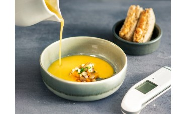 Billy & Jack's Butternut Squash Soup with a Nduja and Stilton Toastie