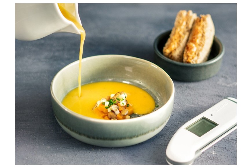 Billy & Jack's Butternut Squash Soup with a Nduja and Stilton Toastie