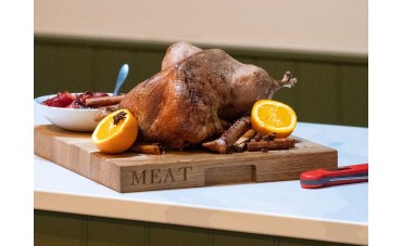 Kenny Tutt's Roast Goose with Mulled Plums