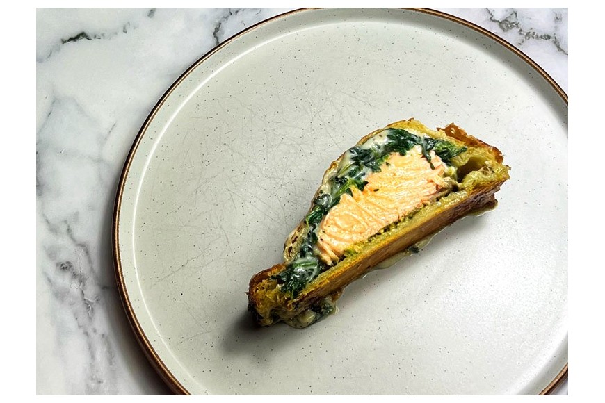 Mike Tomkins’ Simple Salmon En Croute with Spinach