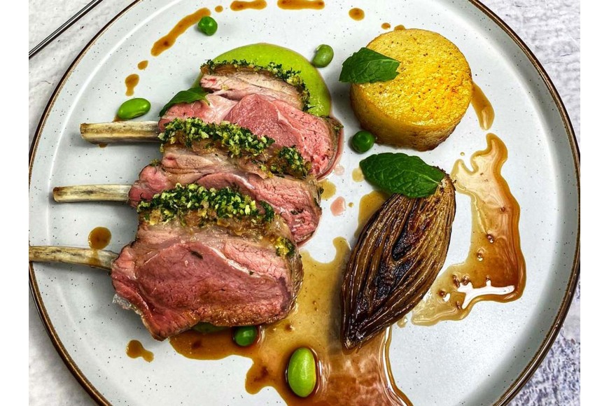 Mike Tomkins' Perfect Herb-Crusted Rack of Lamb