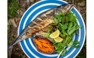 The Hedgecombers' BBQ Citrus Baked Whole Mackerel